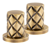 Abode Kite Deck Mounted Panel Valves - Antique Brass