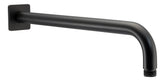 Abode Uno Wall Shower Arm - Matt Black