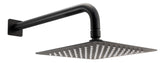 Abode Uno 200x200mm Shower Head - Matt Black