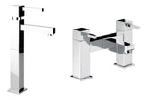 Abode Zeal Pack Offer 3 (Tall Basin Mixer & Bath Filler) - Chrome