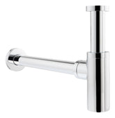 Abode Uno Basin Bottle Trap - Chrome