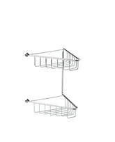 Ellen 2-Tier Corner Shower Caddy - Chrome