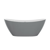 Beal Freestanding 1700x780x690mm Bath - Grey