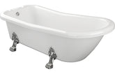 Bays Freestanding 1530x670x760mm 2TH Bath w/Feet