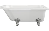 Clyde Freestanding 1700x750x650mm 2TH Corner Bath w/Feet