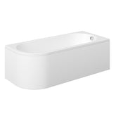 Sauk J Shape 1700x725x600mm 0TH Bath w/Legs (RH)