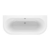 Santiam Back To Wall SUPERCAST 1700x750x600mm 0TH Bath w/Legs