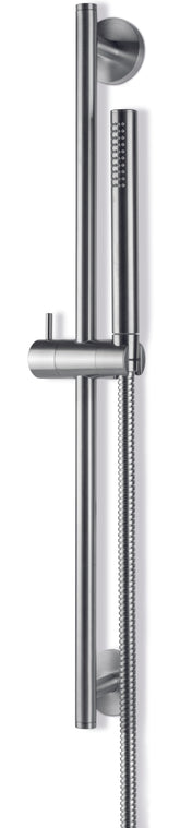 Vema Tiber Riser Handset & Hose Set - St/Steel