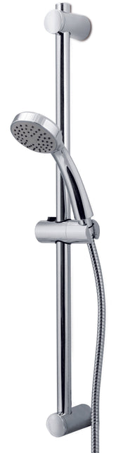 Vema Timea Chrome Riser Handset & Hose Set