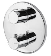 Vema Round Two Outlet Thermostatic Mixer Valve