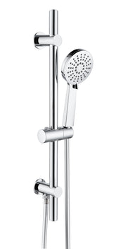 Aube Round Riser Rail Kit w/Elbow & 3 Mode Handset - Chrome