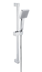 Colne Square Slider Rail Kit & Single Mode Handset - Chrome