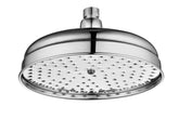 Berrys 200mm Round Traditional Showerhead - Chrome