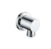Round Wall Outlet Elbow - Chrome