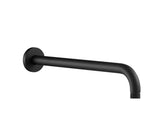 Aube 320mm Round Shower Arm - Matt Black
