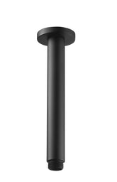Aube 180mm Round Ceiling Arm - Matt Black