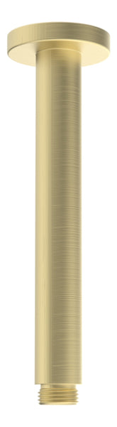 Aube 180mm Round Ceiling Arm - Brushed Brass