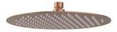 Aube 250mm Round Ultraslim Showerhead - Brushed Bronze