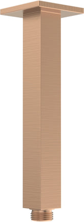 Colne 180mm Square Ceiling Arm - Brushed Bronze