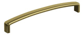 170mm Chunky D-Shape Handle - Brushed Brass