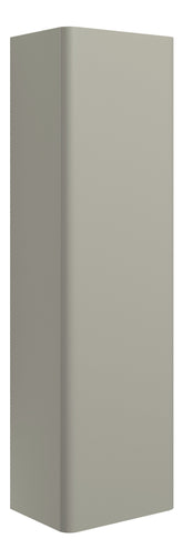 Cosie 350mm Wall Hung 1 Door Tall Unit - Matt Latte