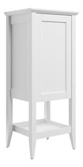Didessa 470mm Floor Standing 1 Door Midi Boy Unit - Matt White