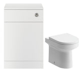 Vistula 500mm WC Unit & BTW Pan Pack - White Gloss