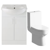 Vistula 550mm Vanity & C/C Toilet Pack