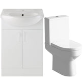 Vistula 650mm Vanity & C/C Toilet Pack