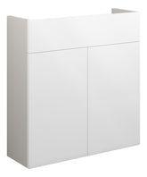 Eder 600mm Slim Basin Unit - White Gloss (Grey Cab)