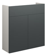 Eder 600mm Slim Basin Unit - Matt Graphite Grey (Grey Cab)