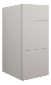 Eder 300mm Standard 3 Drawer Unit - Matt Dove Grey (Grey Cab)