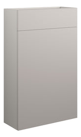 Eder 500mm Slim WC Unit - Matt Dove Grey (Grey Cab)
