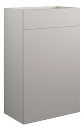 Eder 500mm Standard WC Unit - Matt Dove Grey (Grey Cab)