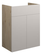 Eder 500mm Standard Basin Unit - Matt Dove Grey (Oak Cab)
