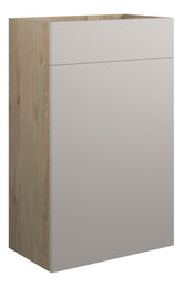 Eder 500mm Standard WC Unit - Matt Dove Grey (Oak Cab)