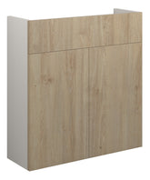 Eder 600mm Slim Basin Unit - Havana Oak (Grey Cab)