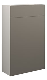 Eder 500mm Slim WC Unit - Matt Stone (Grey Cab)