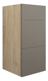Eder 300mm Standard 3 Drawer Unit - Matt Stone (Oak Cab)