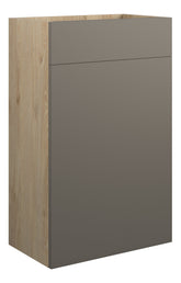 Eder 500mm Standard WC Unit - Matt Stone (Oak Cab)