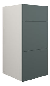 Eder 300mm Standard 3 Drawer Unit - Matt Green (Grey Cab)