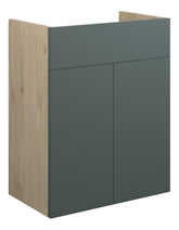 Eder 500mm Standard Basin Unit - Matt Green (Oak Cab)