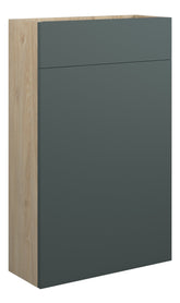Eder 500mm Slim WC Unit - Matt Green (Oak Cab)
