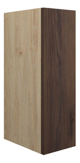 Eder 200mm Standard Toilet Roll Unit - Warm Walnut (Oak Cab)