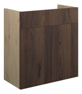 Eder 600mm Standard Basin Unit - Warm Walnut (Oak Cab)