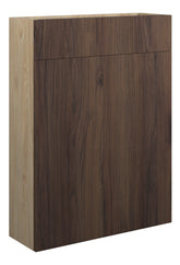 Eder 600mm Slim WC Unit - Warm Walnut (Oak Cab)