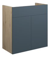 Eder 600mm Standard Basin Unit - Matt Arley Blue (Oak Cab)