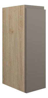 Cauvery 200mm Standard Toilet Roll Unit - Matt Stone (Oak Cab)