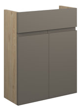 Cauvery 500mm Slim Basin Unit - Matt Stone (Oak Cab)