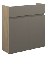 Cauvery 600mm Slim Basin Unit - Matt Stone (Oak Cab)